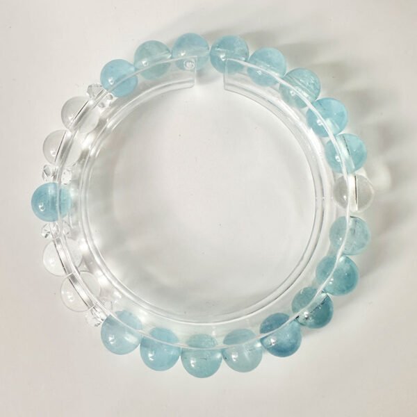 Clear Quartz x Aquamarine｜Purify & Empower｜Glacial Ocean Energy Bracelet(A1021)