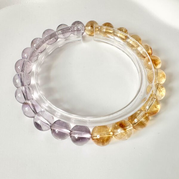 Amethyst x Citrine｜Spiritual Wealth DNA｜High-Frequency Crystal Symbiosis(A1012) - Image 2