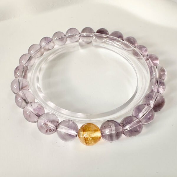 Amethyst x Citrine｜Spiritual Wealth DNA｜High-Frequency Crystal Symbiosis(A1022) - Image 2