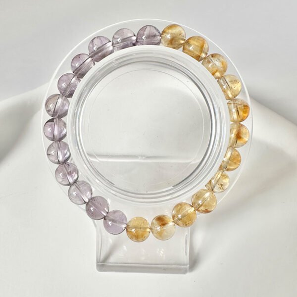 Amethyst x Citrine｜Spiritual Wealth DNA｜High-Frequency Crystal Symbiosis(A1012) - Image 4