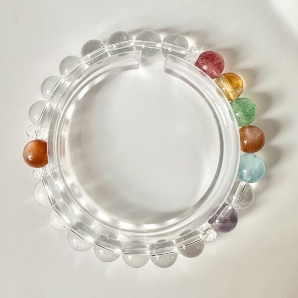7-Crystal Matrix｜Clear Quartz x Dopamine Gems｜Ultimate Frequency Bracelet Guide(A1017)