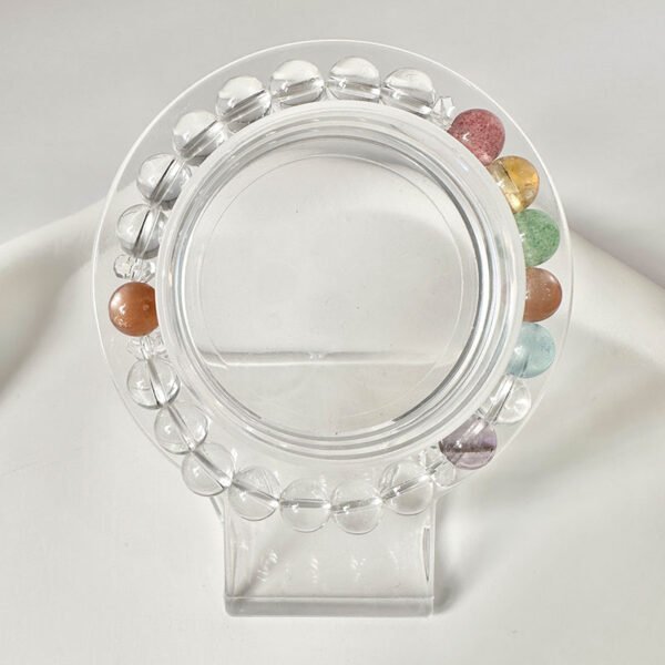 7-Crystal Matrix｜Clear Quartz x Dopamine Gems｜Ultimate Frequency Bracelet Guide(A1017) - Image 4
